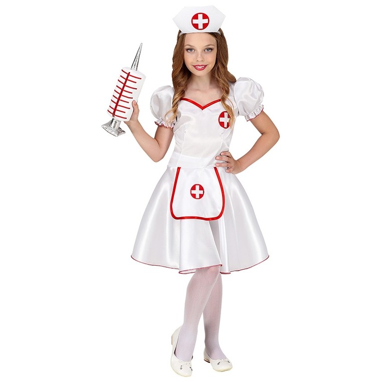 Krankenschwester 's Schürze und Mütze für Kinder Rollenspiel 