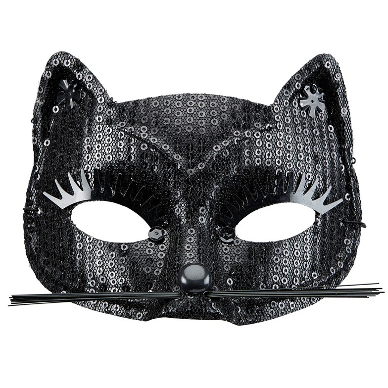 Маска кошки и хвост. Маска кошки. Карнавальная маска "кошка". Маска черного кота. Маскарадная маска кошки.