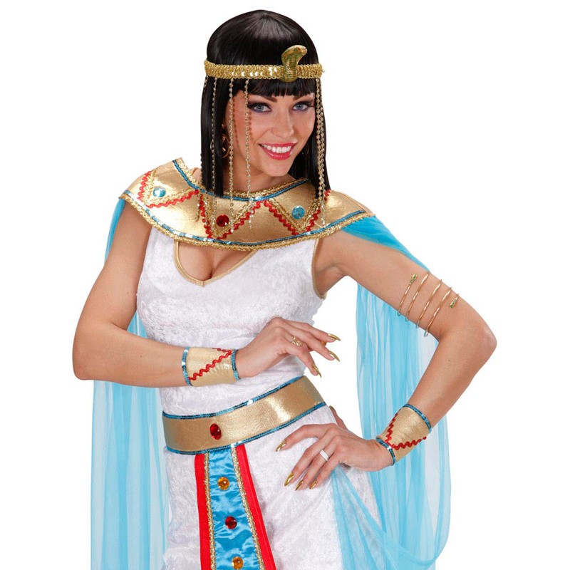 Schlangen Armband Cleopatra Armreif Schmuck Königin Antike Göttin Orient Kostüm 