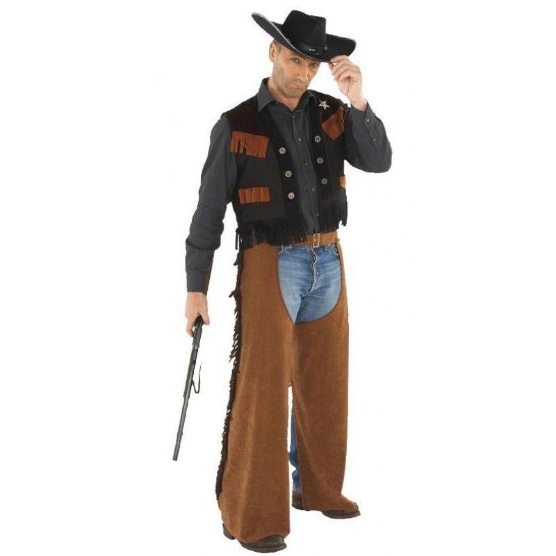 Cowboy-Chaps braun
