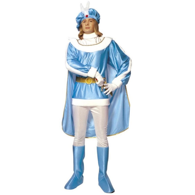 Adliger Blauer Prinz Mittelalter Kostüm