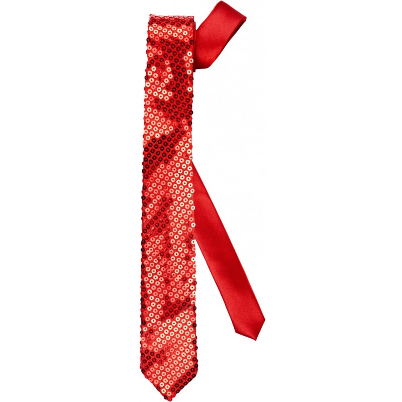 Krawatte mit Pailletten 38 cm Paillettenkrawatte Kostüm Zubehör Party 125670113