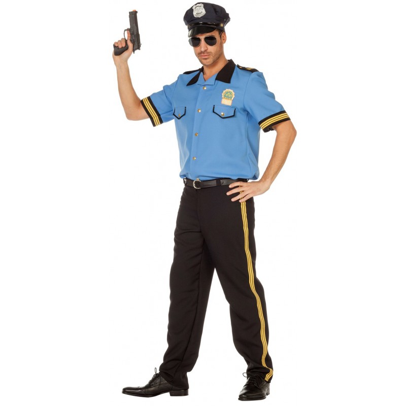 COP Police Polizei M L NEU XL HEMD GR: S Kostüm 2XL US POLICE UNIFORM 