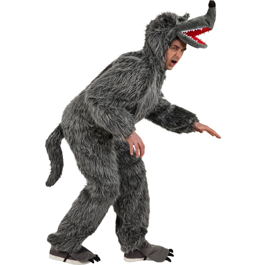 Großer Böser Wolf Tier Rotkäppchen Kleinkinder Kinder Halloween Kostüm