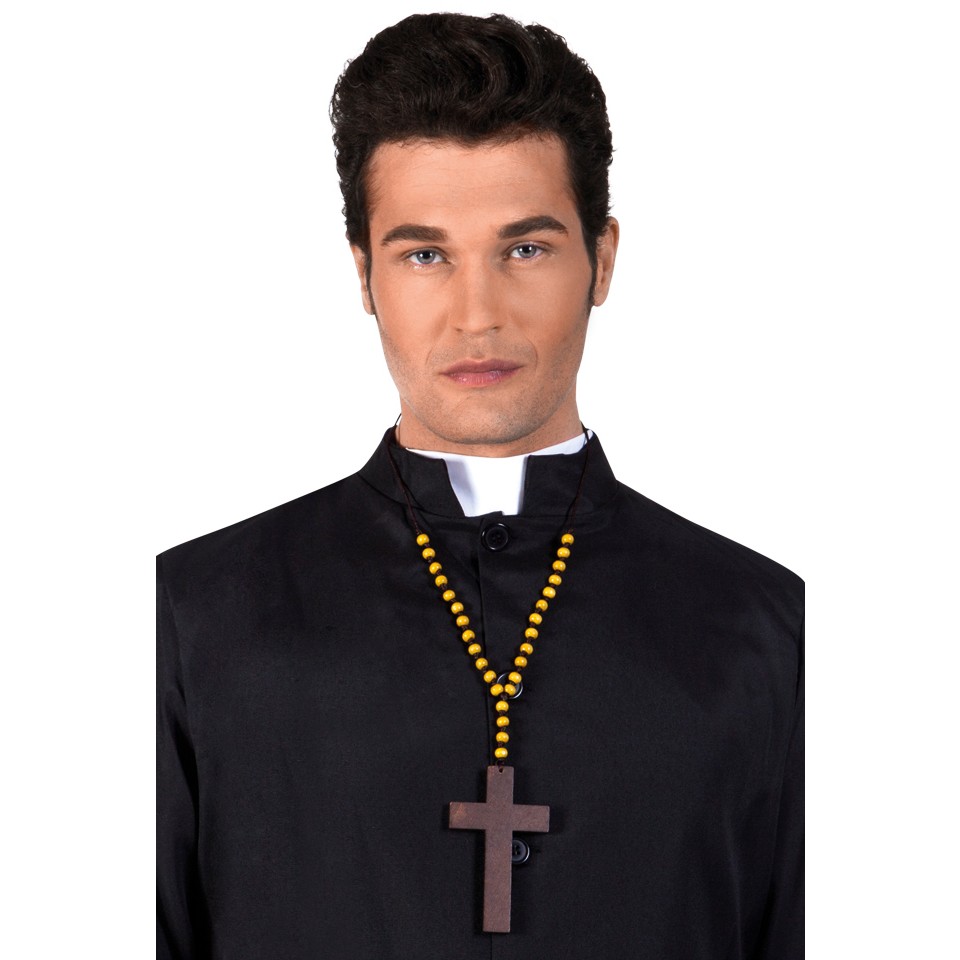 Mönchsrobe Kreuz Halskette Kostüm Zubehör Religiöses Kostüm 
