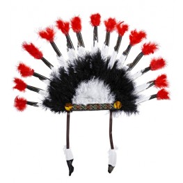 Kostüm Zubehör Indianer Häuptling Kopfschmuck Karneval THE 