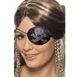 Piraten Accessoires Augenklappe Pirat Zubehör Hakenhand Fernrohr Säbel Ohrring 