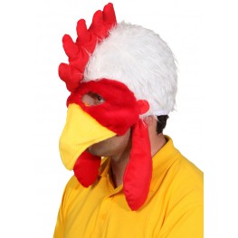 Küken-Kostüm Huhn für Erwachsene Tierkostüm Hahn Hühner-Kostüm Hühnchen-Overall