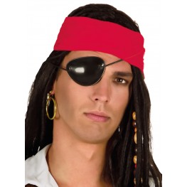 Piratenklappe mit Ohrring Piraten Schmuck Set Piraten Augenklappe Kostüm Zubehör 