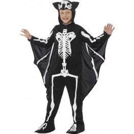 Rub Weste Skelett zum Herren Kostüm an Halloween Leuchtdruck 