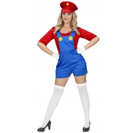 Super Mario Bros Mario Luigi Klempner Cosplay Kostüm Karnevalkostüm Fasching
