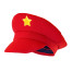 Klempner Mütze mit Stern rot