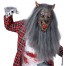 Werewolf Vollkopf Maske mit Haaren 2