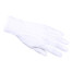 Weiße Handschuhe mit Druckknopf XL
