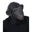 Gruselige Gorilla Maske mit Plüschfell 2