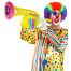 Aufblasbare Clown Trompete gelb
