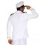 Admiral Kapitänsjacke weiß für Herren