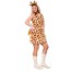 Giraffen Plüschkleid Damenkostüm