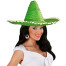 Sombrero 50cm mit Bommeln grün