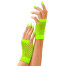 Fingerlose Netzhandschuhe neon-grün