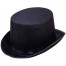 Schwarzer Zylinder-Hut aus Filz