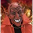 Rote lachende Teufel Maske