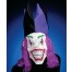 Halloween Joker Maske mit Hut und Perücke