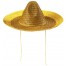 Party Sombrero Strohhut gelb 48cm