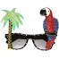 Hawaii Partybrille Papagei