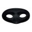 Barock Maskenball Augenmaske schwarz