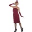 20er Jahre Carla Flapper Kostüm rot