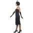 20er Jahre Carla Flapper Kostüm schwarz