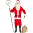 Santa Weihnachtsmann Kostüm 9-teilig