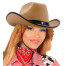 Western Cowboy Hut mit Nieten beige