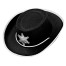 Schwarzer Sheriff Cowboy Hut für Kinder