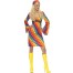 Hippie Kostüm im Regenbogen-Look 1