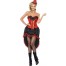 Burlesque Tänzerin Kostüm rot 1