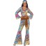 Flower-Power Hippie Lady Kostüm 1