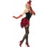 Fever Burlesque Kostüm mit Federn 4