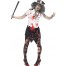 Zombie Polizeifrau Kostüm 