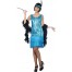 Funny Flapper Girl Kostüm blau 1