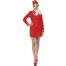 Red Airline Stewardess Kostüm 1