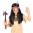 Indianer Perücke mit Stirnband und Feder für Kinder 2