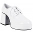 Disco Plateau Schuhe Weiß für Herren