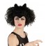 Schwarze Katze Halloween Perücke