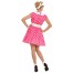 50er Jahre Kostüm in pink für Damen 