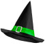 Green Witch Hexenhut für Kinder