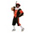 Schwarzer Peter Piet Kostüm orange