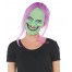 Grüne Moorhexen Maske für Damen