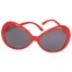 70er Disco Sonnenbrille rot